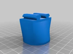 Ender 3 V2 raiser feet (V slot to 39mm dia)