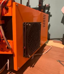 Ender 5 (Pro) Electronics Box Replacement Lid with 120mm fan and 10mm more space