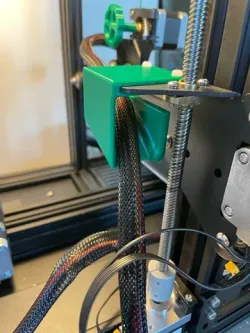 Extruder plate cable support - Ender 3