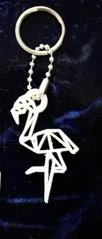 Flamingo keychain