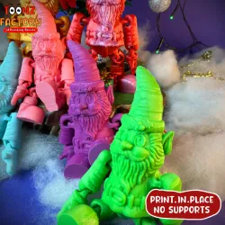 FLEXI PRINT-IN-PLACE GNOMES ARTICULATED