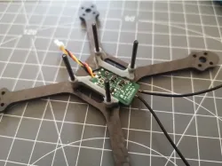 Frsky XM+ Holder/Mount for 20mm x 20mm Stack