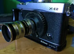 Fuji camera to 8mm lens adapter