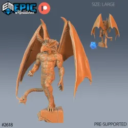 Gargoyle Set / Stone Beast / Winged Bat Humanoid / Undead Blood Drinker / Statue Encounter