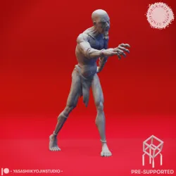 Ghoul Mob - Tabletop Miniatures (Pre-Supported)