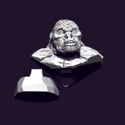Gorilla bust