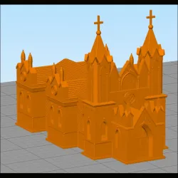 Gothic church 9 - Middle Age SAGA Medieval Fantasy Building Tabletop