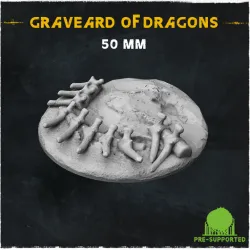 Graveard of Dragons (Small Set) - Wargame Bases & Toppers 2.0