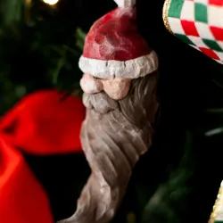 “Hand-Carved” Xmas Ornaments