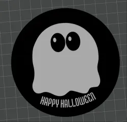 Happy halloween coaster