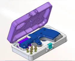 HARLOT Derringer case UP-DATED - ADDED case .STEP files