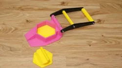 Hexagonal Burger press