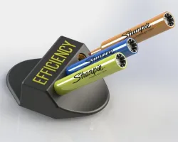 High-Efficiency Sharpie Highlighter & Dry Erase Docking Station