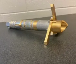 High Republic Inspired Lightsaber With Fold Out Triple Crossguard