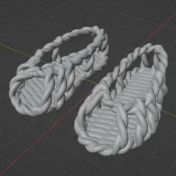 Jipsin 집신 - Straw Sandal Shoes