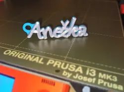 Keychain with name (Anežka)