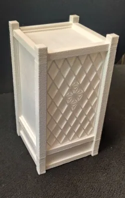 Kumiko style lamp