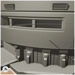 Laboratory with dome and antennas (11) - Future Sci-Fi SF Infinity Terrain Tabletop Scifi