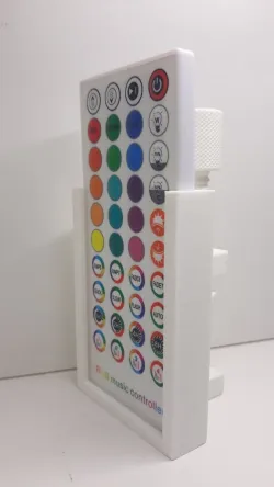 Led light remote holder with clamp