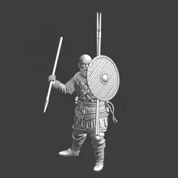 Medieval Eastern European Javelin thrower