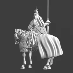 Medieval Knight with Unicorn crest