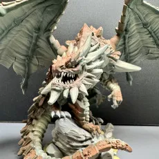 Mezsarg, Desert Brown Dragon (Pre-Supported)