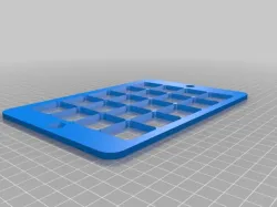 My Customized , 3D Printable Keyguard for Grid-based, Free-form, and Hybrid AAC Apps on Tablets