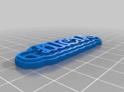 My Customized Multiline Tag or Keychain