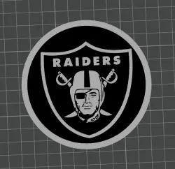 Oakland Raiders coaster