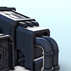 Oxygen generator with tank (3) - Future Sci-Fi SF Infinity Terrain Tabletop Scifi