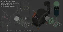 Peristaltic Pump - Variable Speed - Toggle on/off - Arduino & Easy Stepper