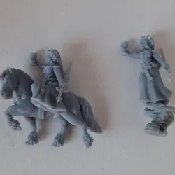 Prophetess of the Ancients miniature (32mm, modular)