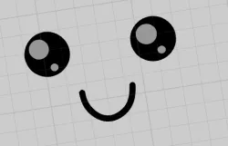 Pushin pumkin eyes and smile