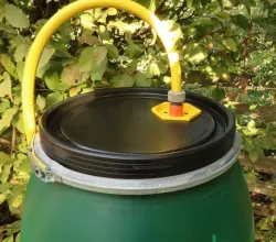 Regentonnenverschluß mit Gardena-Kupplung