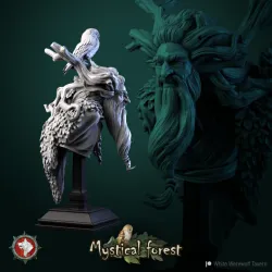 Reidar the Wooden Leg bust pre-supported