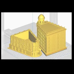 Retro corner building - Modern WW2 WW1