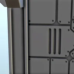 Sci-Fi outpost with overhanging living room (5) - Future Sci-Fi SF Infinity Terrain Tabletop Scifi