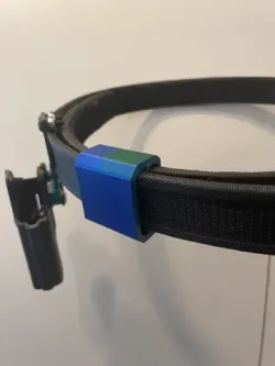 Shooter's belt buckle for 1.5" belt
