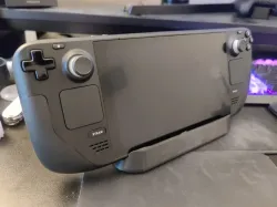 Slightly Larger Steam Deck USB-C Charger Cradle with built in stand (USA)