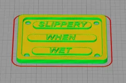 SLIPPERY WHEN WET Soap Dish