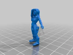 starfinder Female bounty hunter human or Lashunta