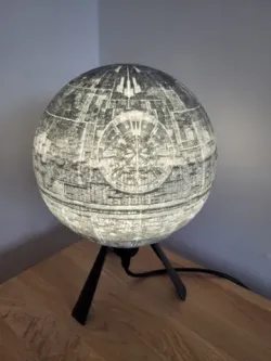 Starwars deathstar lithophane lamp