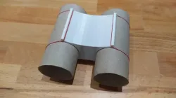 Toilet paper binoculars