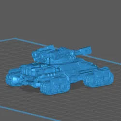 Tracked SF tank 29 - Scifi Science fiction SF Warhordes Grimdark Confrontation