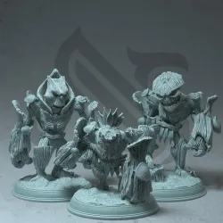 Trio of Treant Saplings - Volys