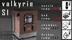Valkyrie DIY High Temp 3D Printer