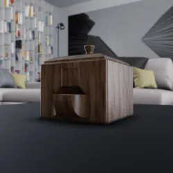 WOODEN PISTACHIO BOX