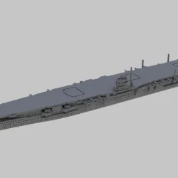 WW2 Japanese Aircraft carrier Hiryu