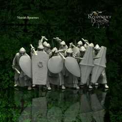 15mm Medieval Moorish Spearmen