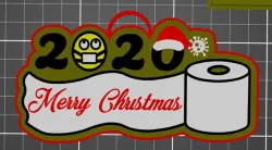 2020 Merry Christmas Ornament - MMU